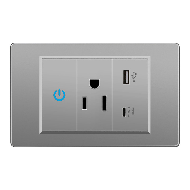 Panel de interruptor táctil inteligente de PC Ignífuga, Control Remoto WiFi, Táctil, para el Hogar