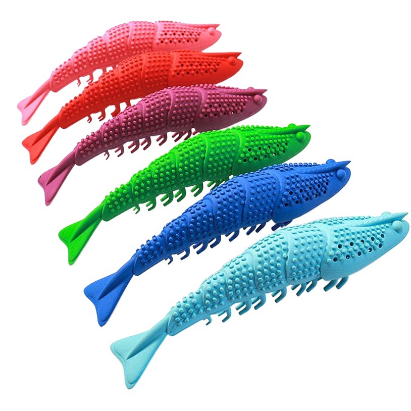 Amazon cross-border catnip juguete imitación Camarón molar gato de juguete gato cepillo de dientes mascota gato divertido gato suministros de juguete