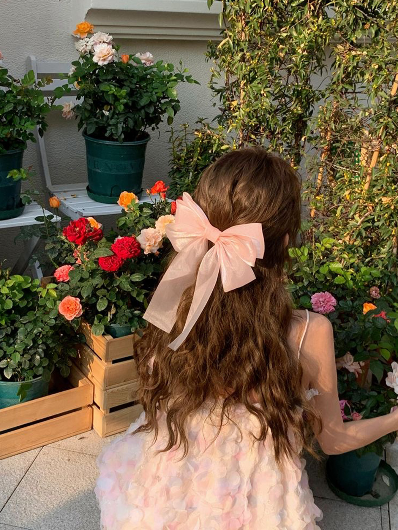 40g Weight Hair Clip Hair Accessories Type 1 Piece Quantity Daily Occasion Gauze Material Knot, Butterfly, Bow Knot Pattern Women's Gender Sweet Style Sweet Women's Knot Butterfly Bow Knot Gauze Hair Clip 8