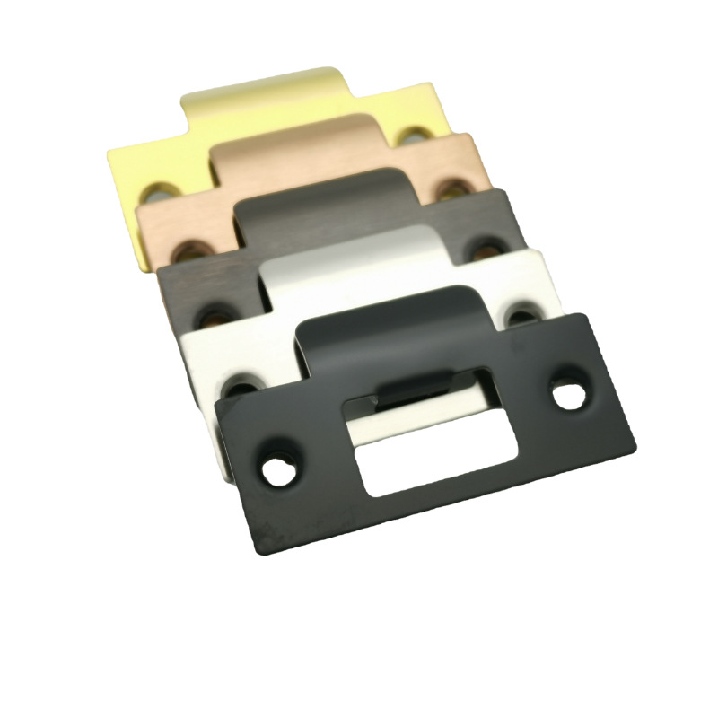 Placa de bloqueo de madera pieza de guía de perno de la puerta bloque de bloqueo cuerpo hebilla pieza perno hebilla caja hardware en stock accesorios al por mayor