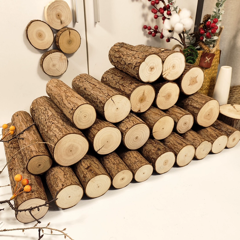 Круглый бревенчатый костер, украшение для камина, форма пня дерева, дрова, аксессуары для дома, украшения, забор из цельного дерева, реквизит