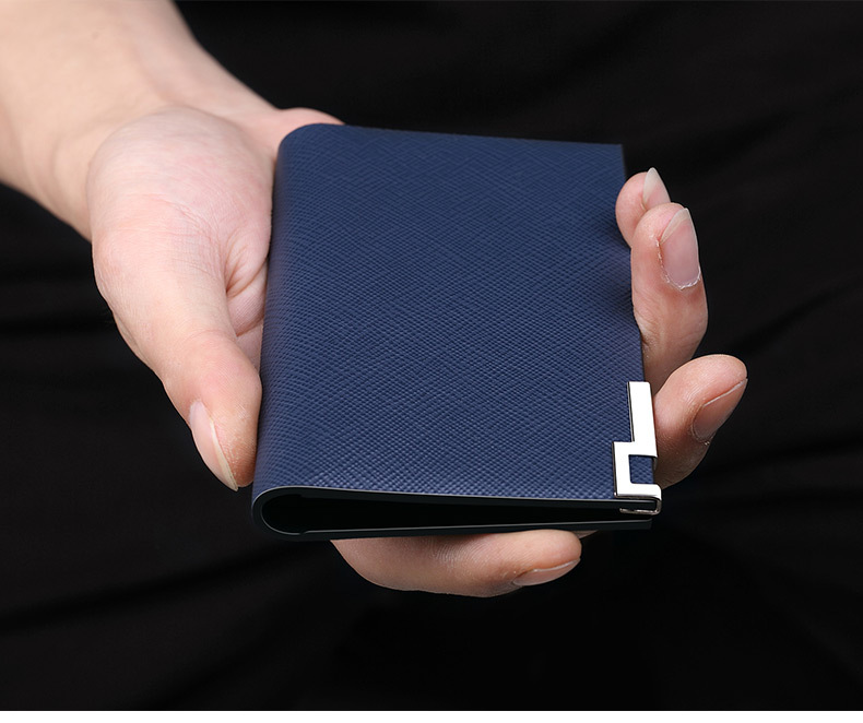 Ví card holder nam da thật siêu mỏng mini đựng thẻ lái xe thẻ ngân hàng thẻ tín dụng Emperor Paul chi tiết 14