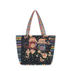 Small ethnic shoulder bag, sophisticated one-shoulder bag, shopping bag, ethnic style