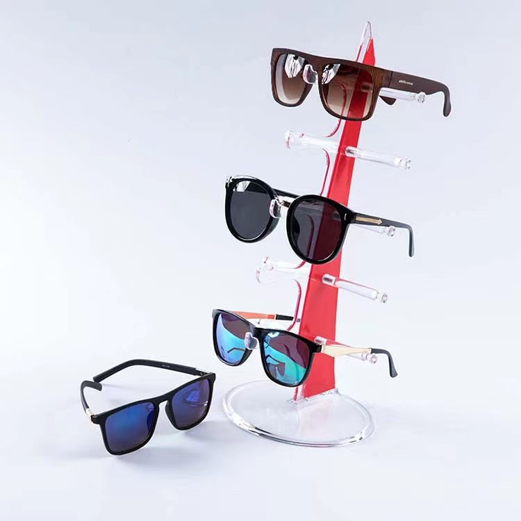 아크릴 안경 진열대, 해외 안경 전시대, 선글라스 진열대, 매장 소품 전시 다층 진열대