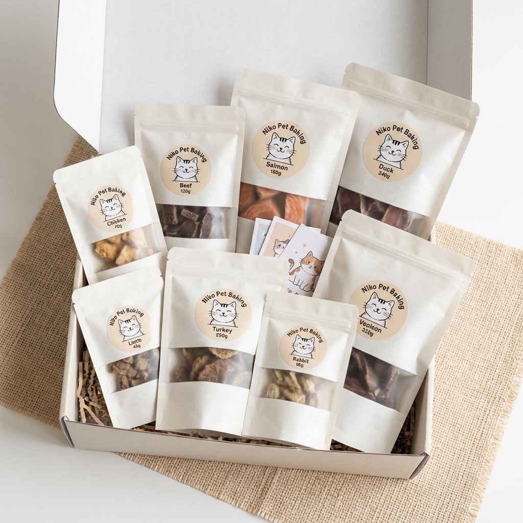 Ev heyvanları üçün yem qablaşdırma paketi, kraft kağız