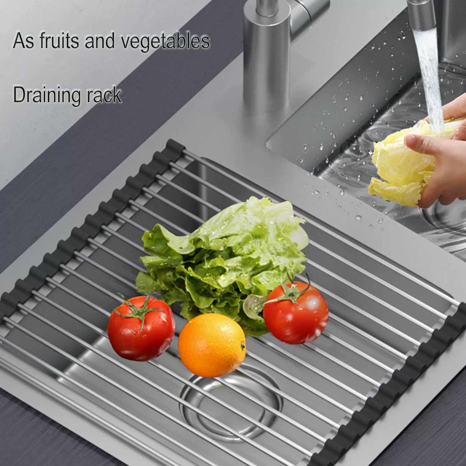 Foldable drying rack, universal curtain stainless steel
