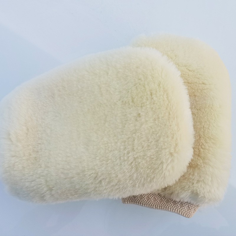 清洗手套 双面绒毛洗车熊掌毛质柔软不伤漆不褪色清洗工具漆面