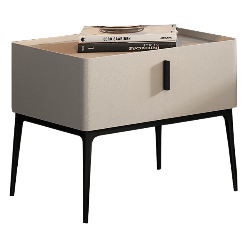 Italiano minimalista mesita de noche simple pequeño cajón único mesita de noche gabinete de almacenamiento combinación 2023 Nuevo