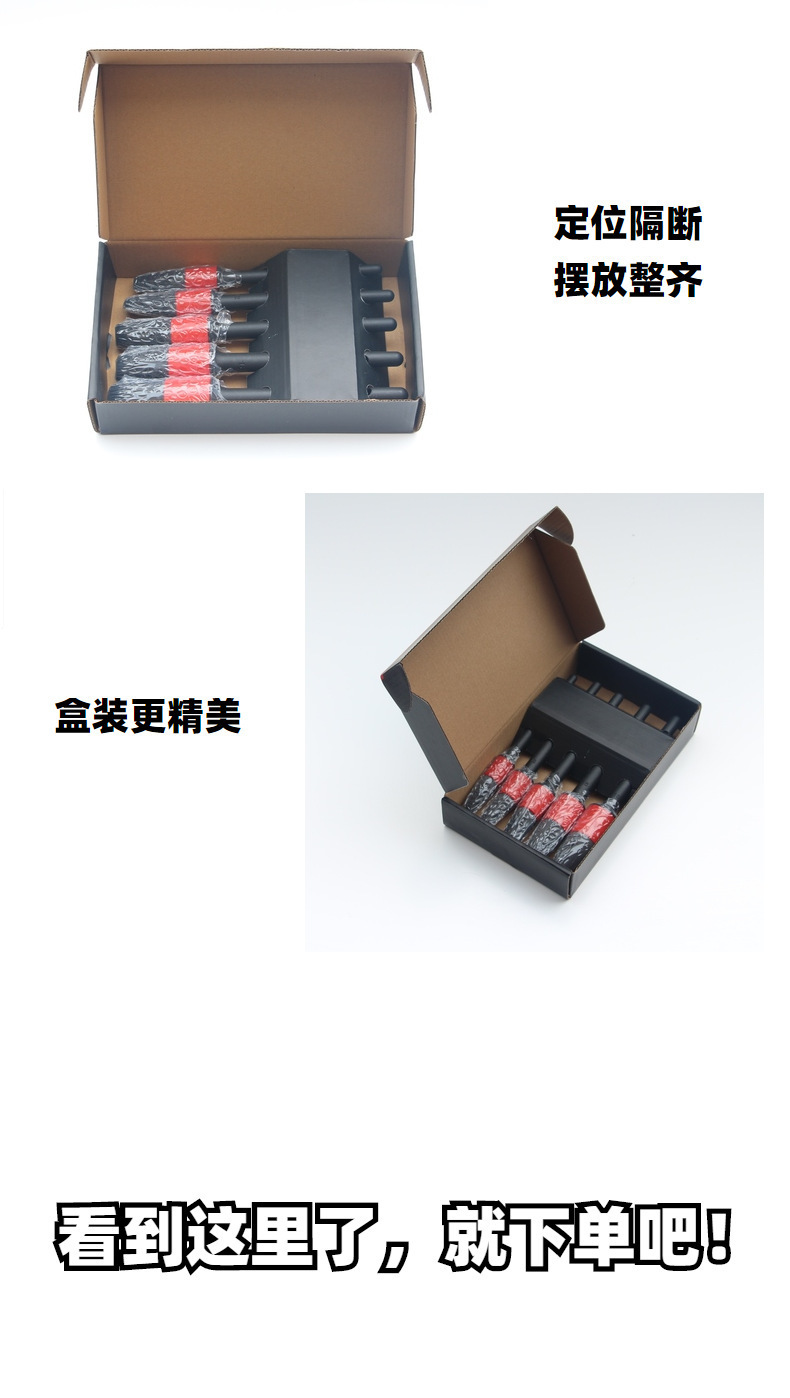 Car Beauty Products Wholesale Car Wash Detail Cleaning Brush Five-Piece Set Boxed Set with Sharpened Bristles Soft Bristles Pps