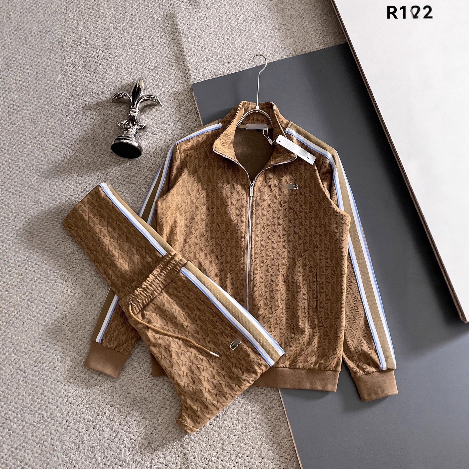 Cross-Border Sportswear Suit for Men 2025 Autumn New Men's Trendy Versatile Casual Two-Piece Set