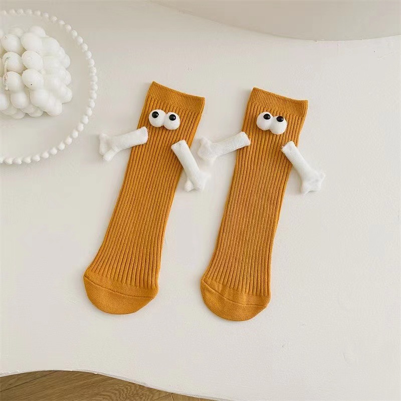 Unisex Casual Solid Color Polyester Cotton Polyester Crew Socks A Pair display picture 1