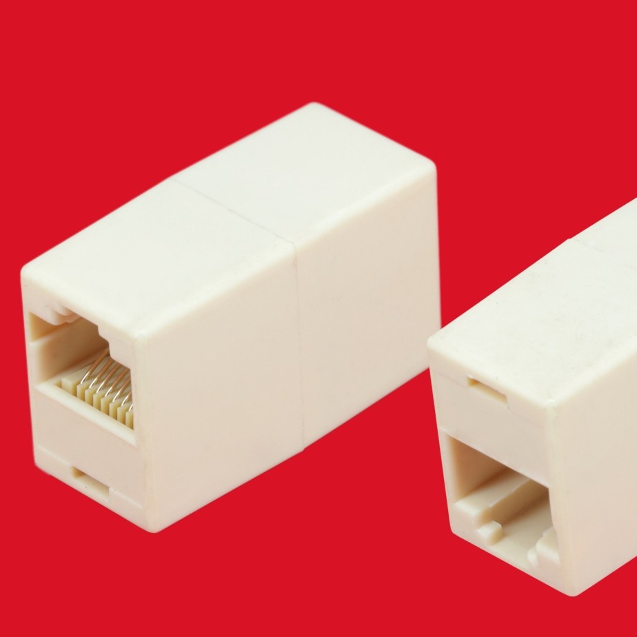 批发供应便宜实惠型快接快插网络直通接头网线耐用安装
