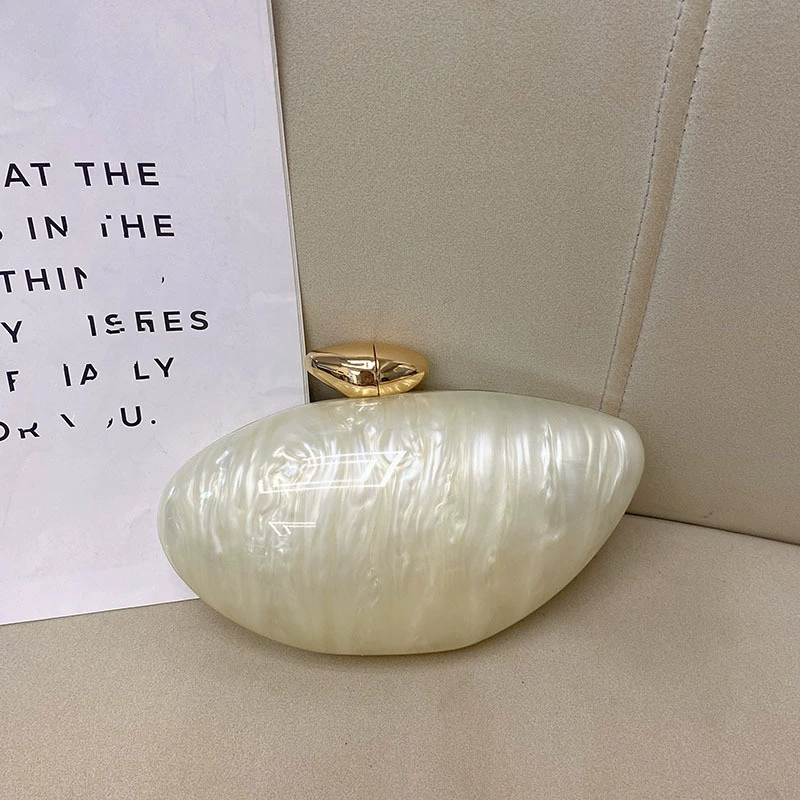 Стильная минималистская мраморная сумка с акрилом темперамент