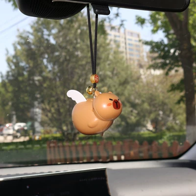 Decoration Creative Cute Add to – Car hanging - kapibala-bell