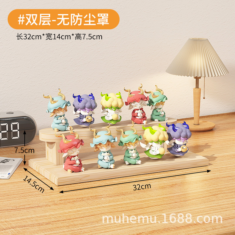 블라인드 박스 디스플레이 스탠드 [2단]❤인형 8~10개를 담을 수 있습니다.❤무료로 쏟아지는 접착제