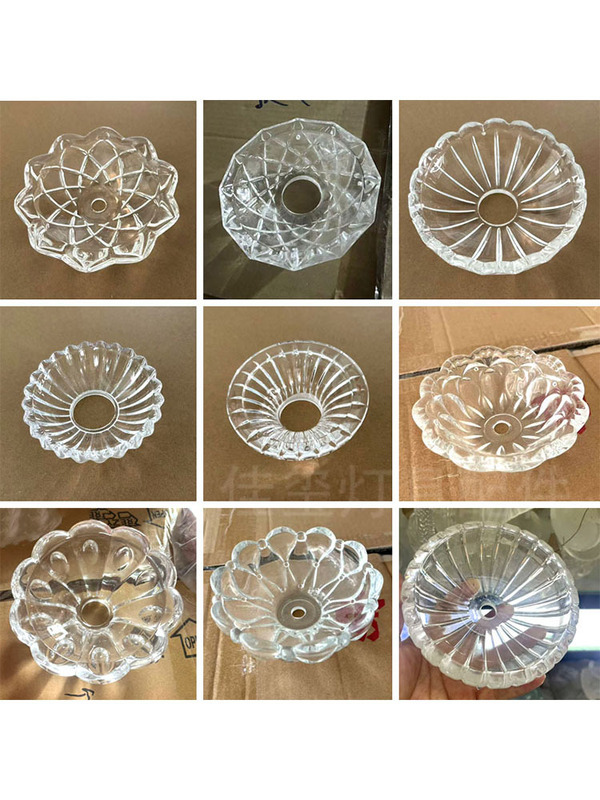 Crystal Lamp Transparent Color Stripesd Mesh Glass Dishes Candle Lamp Chandelier Dishes Crystal Lampshade Decorative Accessories Crystal Lamp Transparent Color Stripesd Mesh Glass Dishes Candle Lamp Chandelier Dishes Crystal Lampshade Decorative Accessories
