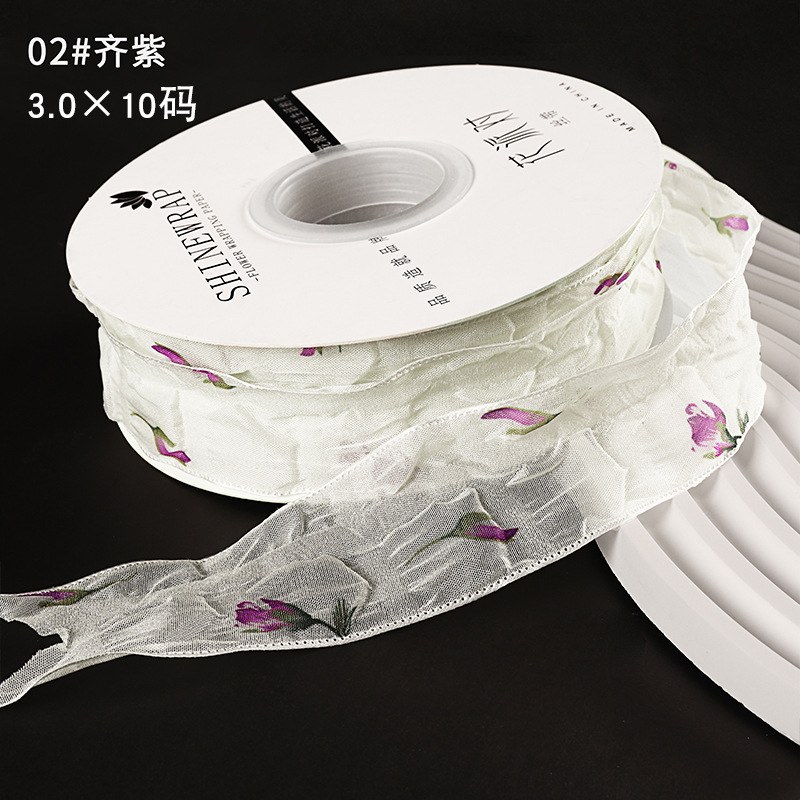 Qixi día de San Valentín fresco como su material de embalaje de flores cintas de seda hecha a mano DIY florista materiales de flores