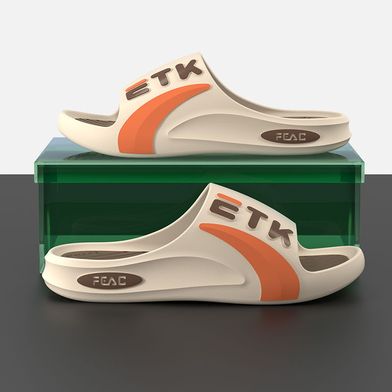 [New Year's opening red welfare] slippers men's non-slip home bathroom bath outdoor super soft bottom slippers women