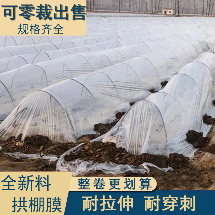 白色塑料薄膜小拱棚膜保温蔬菜大棚膜二膜防水塑料薄膜公路防护膜