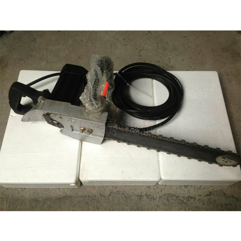 便携式金刚石链锯 空心砖合金链条切块机 空心砖合金链条切块机