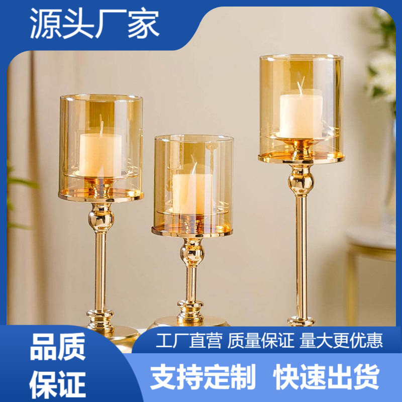 Vintage cena vela vela candelabro estilo europeo casero nórdico decoración lujosa mesa de comedor candelabro retro