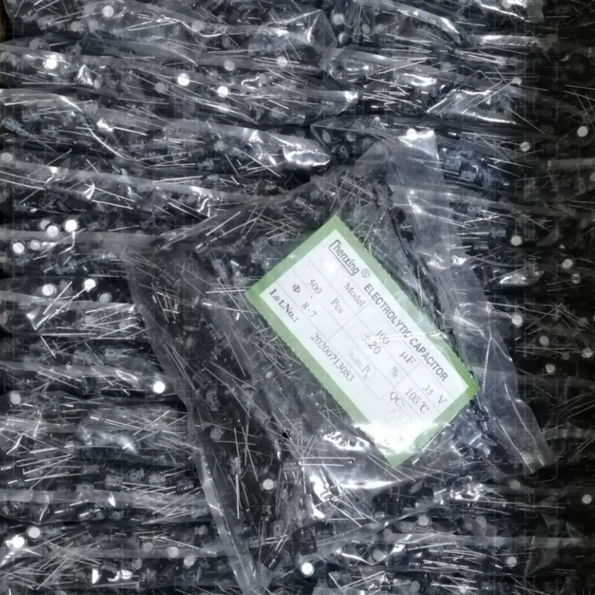 全新现货 直插铝电解电容100UF 35V 8*7MM 100uf35v插件DIP