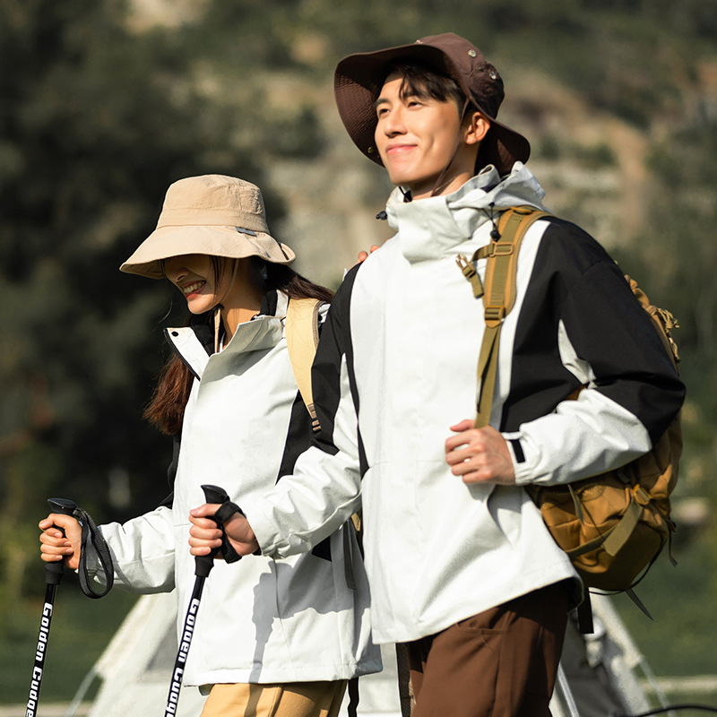 秋冬三合一冲锋衣定制广告衫登山服户外防风防水文化衫订做工作服