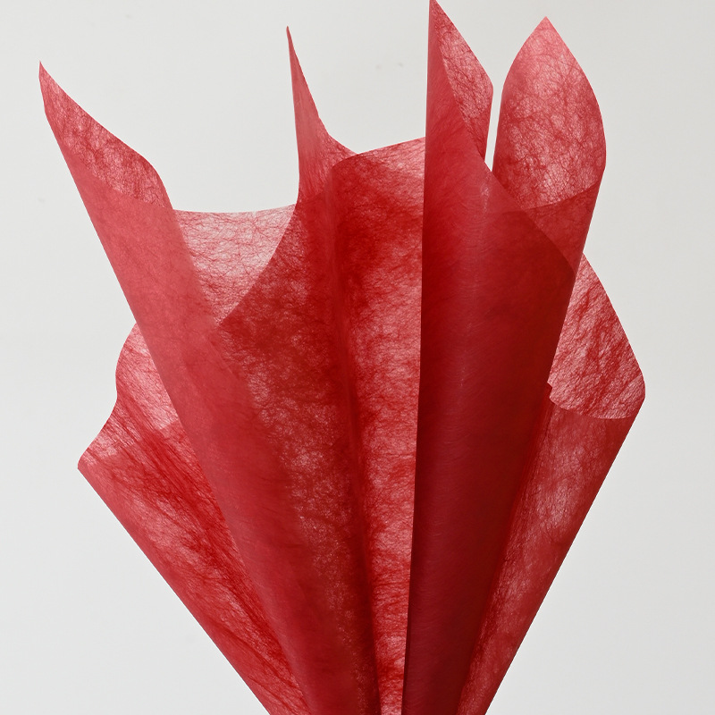 Papel de embalaje de ramo al por mayor floristería arte floral material de papel de embalaje de flores papel de algodón coreano rollo de algodón de leche extraída