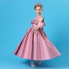 Small princess costume, dress, removable long skirt, belt, suitable for teen, open shoulders