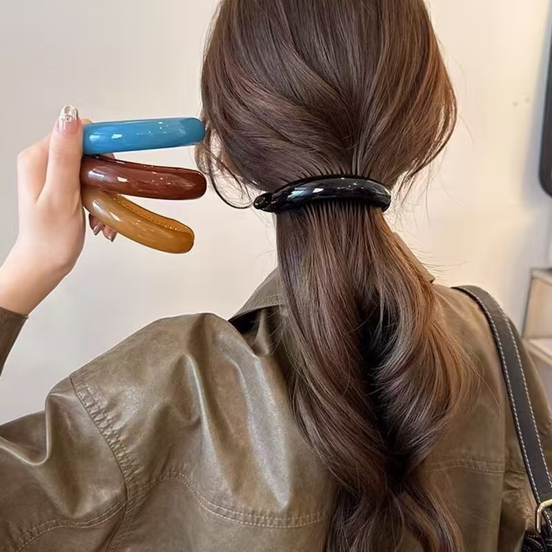 扎高马尾香蕉夹子高级感无痕扭扭夹发夹女韩国抓夹发卡网红盘发夹