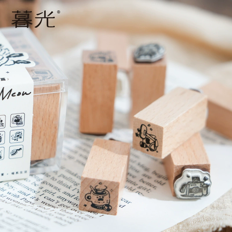 Таймлайт Мини Мау Серия Шоу Обезьянная Веселая Ручная Роспись Кот Жизнь Окружение Тогичи Печати 2 модели