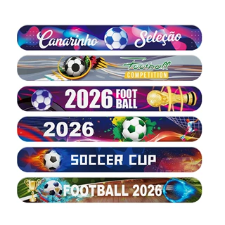 2026足球啪啪圈2026拍拍圈2026足球PVC手环2026足球PVC啪啪圈