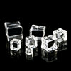 Realistic accessory, square plastic crystal, props with accessories, handmade