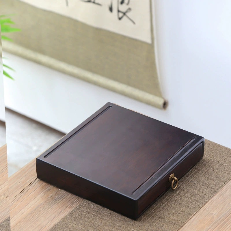 Puerh tea, tea pancake, multilayer storage box, tea set with accessories