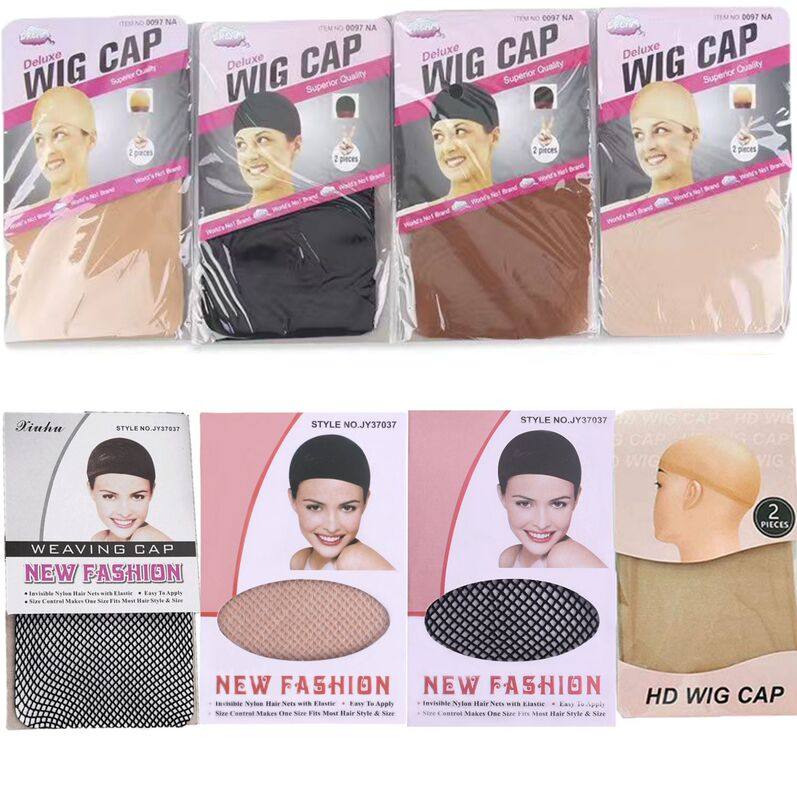 One or Two-Piece Mesh Fishnet Hairnet Wig Cap Hd High-Definition Hair Cap Wig Cap