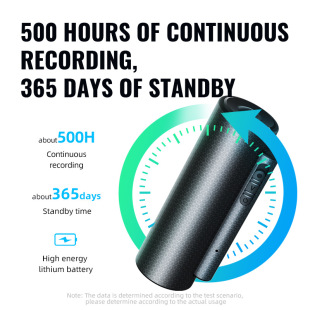 Cross-Border Voice Recorder with Long Standby Time, High-Definition Noise Reduction Magnetic Recorder, One-Click Recording, Conference Voice Recorder Wholesale