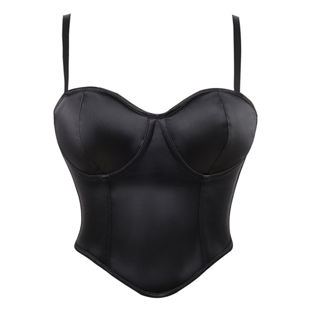 Nuevo negro sexy sexy giratorio de espalda chaleco de soporte de pecho corsés de pecho de dama ropa de cuerpo de forma transfronteriza