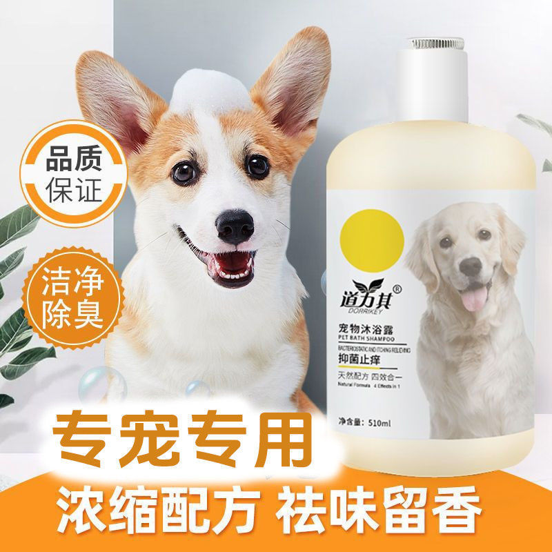道力其狗狗沐浴露除臭留香泰迪比熊幼猫洗澡专用清洁护理香波浴液|undefined