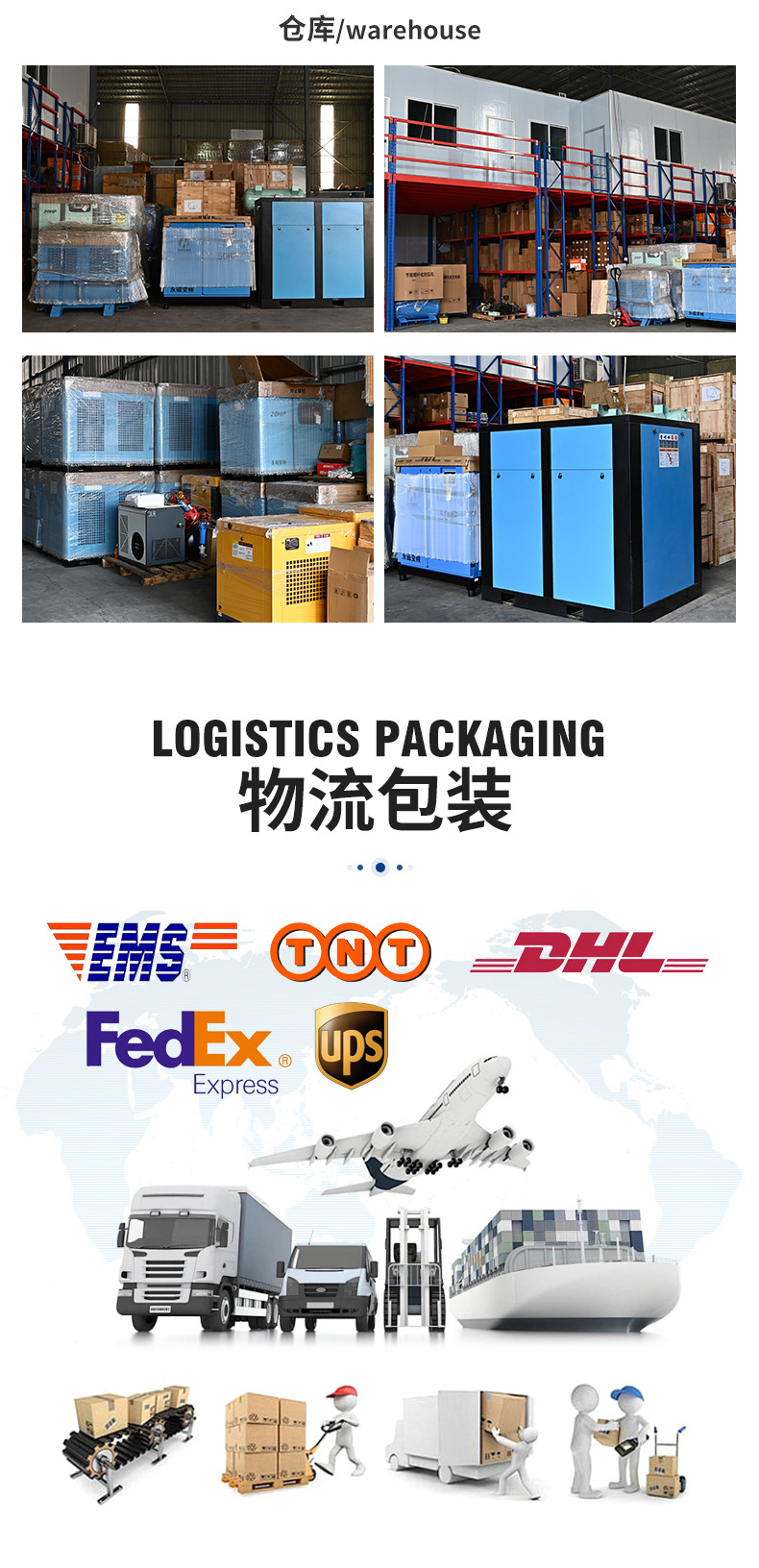 Hf20Pm Mobile Air Compressor Industrial-Grade Air Compressor Air Pump Permanent Magnet Variable Frequency Screw Air Compressor