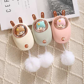 新款冬季卡通兔子暖手宝 USB充电暖宝宝珠宝银行保暖礼品可印logo
