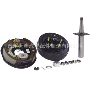 5-Hole 3500 Pound Trailer Hub Drum Brake Disc Electric Brake Hydraulic Oil Brake Drum Trailer Axle Head Assembly Brake Drum