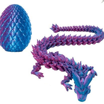 레이저 퍼플 (8cm 에그 + 18cm 드래곤) 고품질