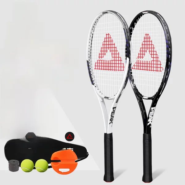 Peak Carbon Tennis Racquets genuine goods Flagship Store Tennis Rebound Trainer Single Player with Line Beginners College Students