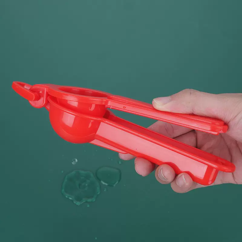 塑料手动压汁器新款带钩家用水果压榨汁机柠檬榨汁器奶茶店水果夹