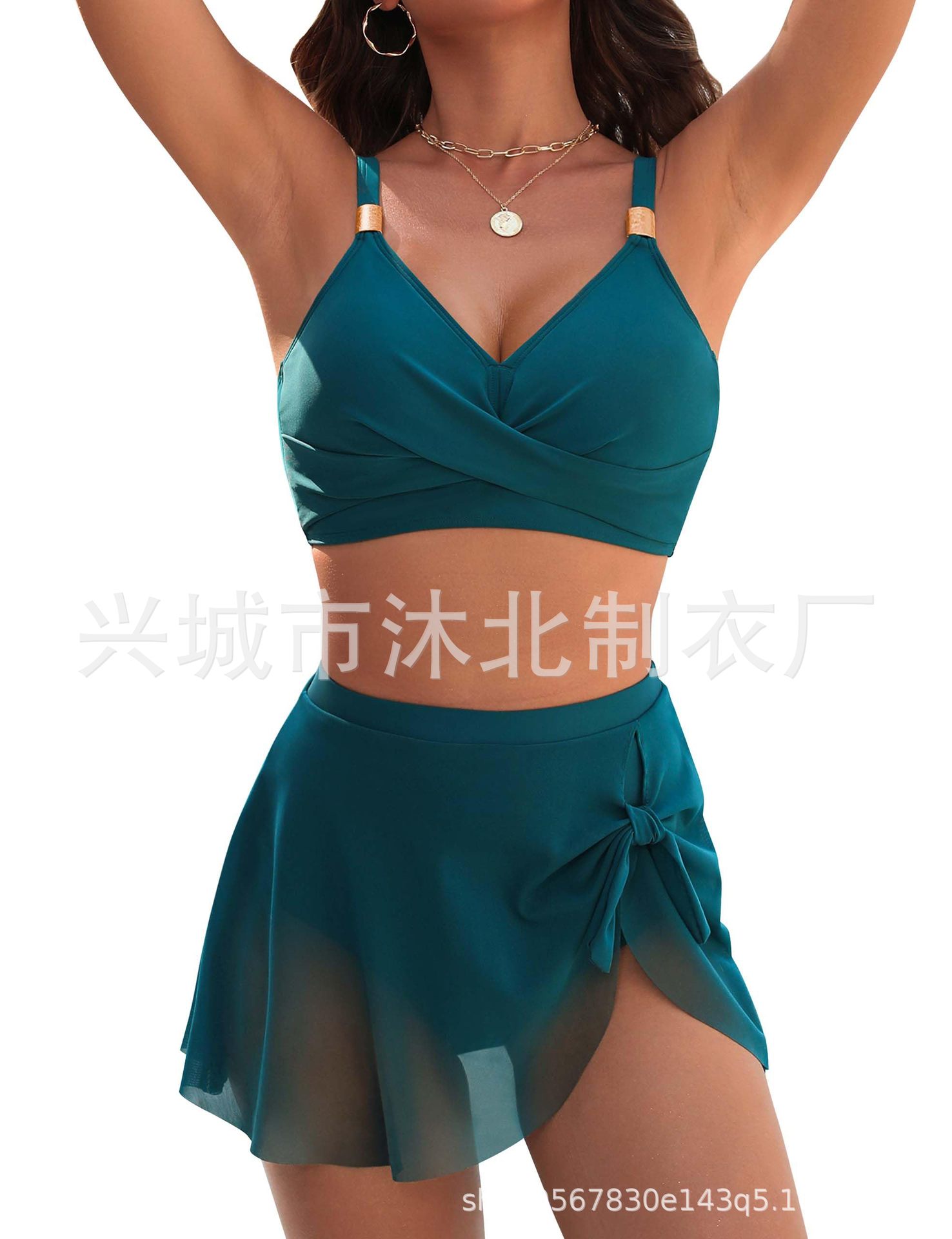 2026 nuevo comercio exterior europeo y americano bikini trajes de baño de malla estilo sexy trajes de baño delgados de cintura alta