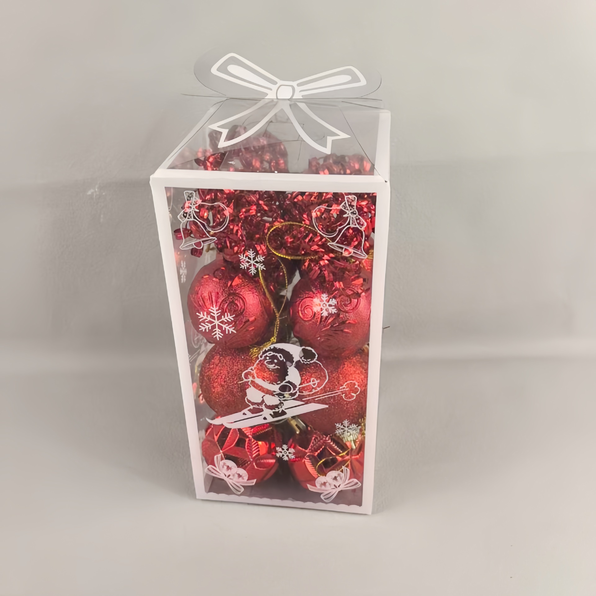 Nuevos adornos de Navidad transfronterizos colgantes bolas de Navidad set bolas de Navidad colgantes de árbol de Navidad caja de regalo bolas de Navidad P