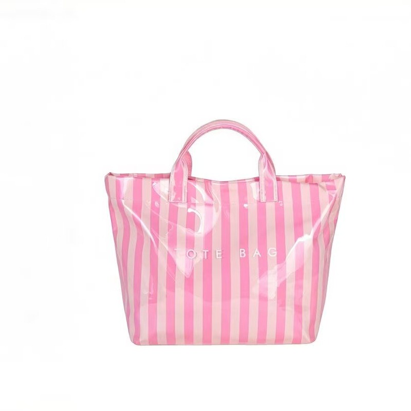 Cross-Border Popular Rainbow Striped Tote Bag for Women, Large Capacity Pu Handbag and Shoulder Bag, New Fashion Commuter Shopping Bag Cross-Border Popular Rainbow Striped Tote Bag for Women, Large Capacity Pu Handbag and Shoulder Bag, New Fashion Commuter Shopping Bag
