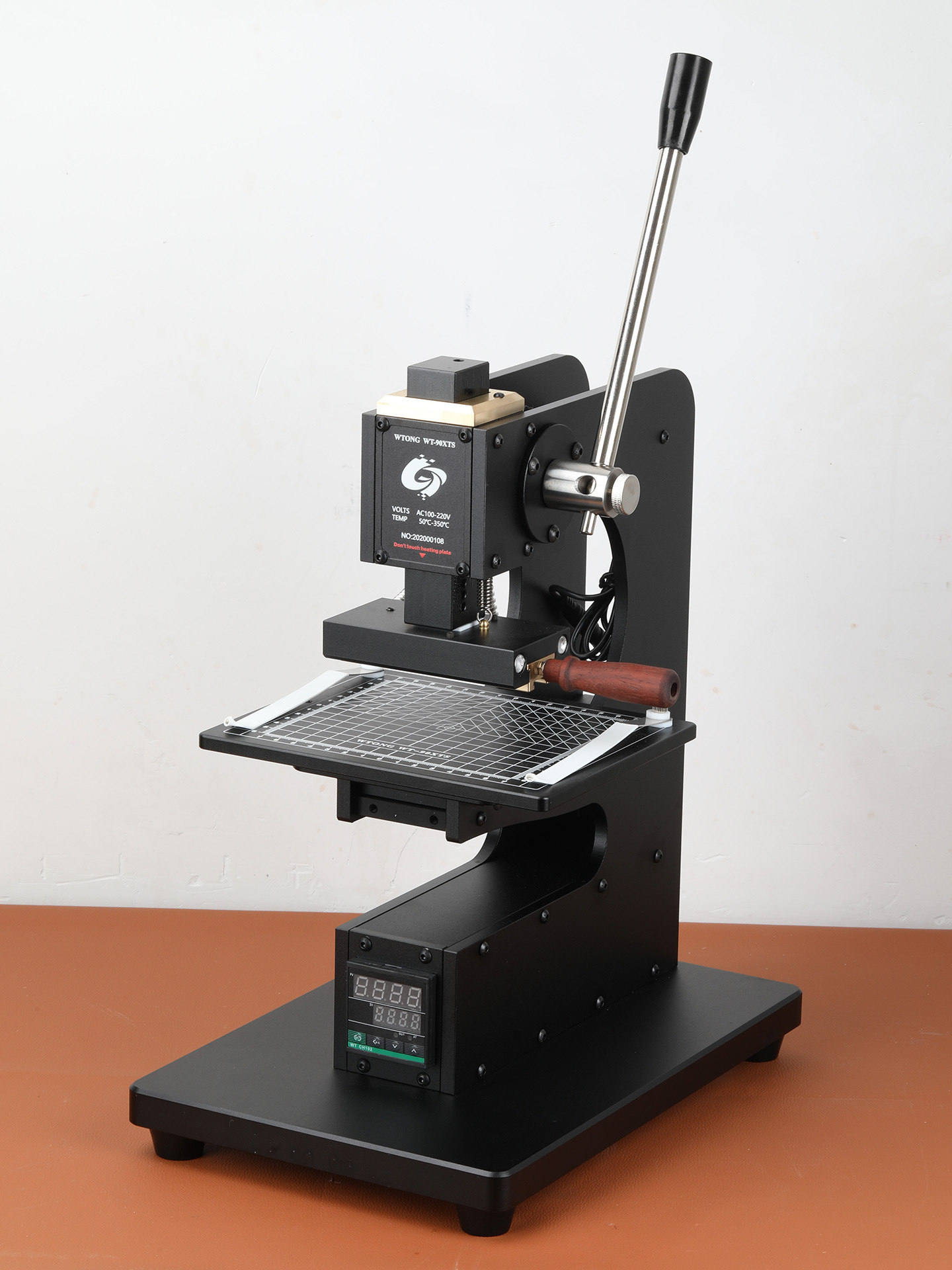 手动烫金机皮革纸质PU木头logo组合活字DIY烫印热压机压唛机