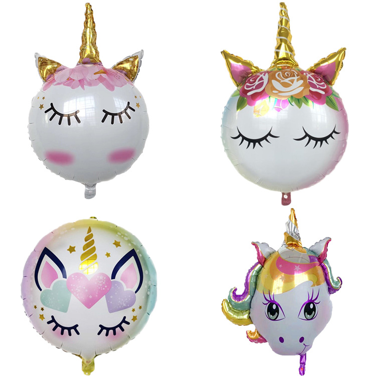 Rainbow cartoon balloon