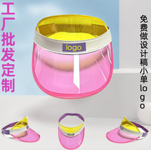 �ļ����˃�ͯ�H���pɫPVC���ñ�������ñ��Ůͨ�����⾀̫�ñ
